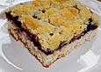 Falscher Hefekuchen mit Blaubeeren und Streuseln