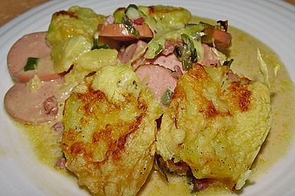 Lyoner - Kartoffelauflauf