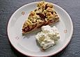 Schneller fruchtiger Streuselkuchen mit Pflaumen