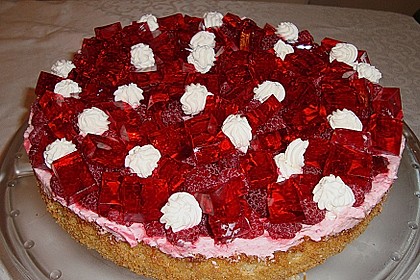 Oberleckere Himbeer - Nuss - Torte