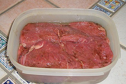 Marinierte Rumpsteaks