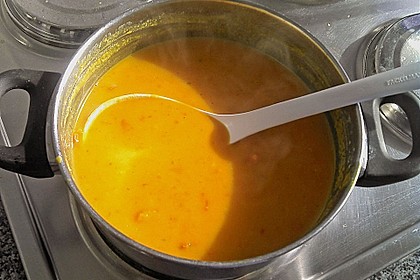 K&uuml;rbissuppe mit Kokosmilch 1