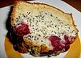 Mohn - Marmorkuchen mit Kirschen