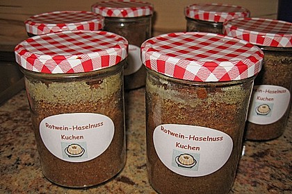 Rotwein - Haselnuss - Kuchen 3