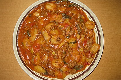 Gnocchi - Hack - Pfanne mit Basilikum 1