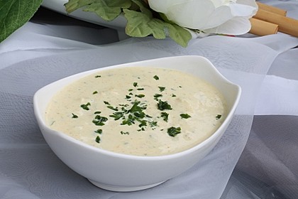 Fondue - Soße mit Ei 1