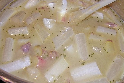 Spargelcremesuppe 14