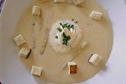 Spargelcremesuppe 3