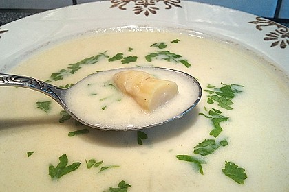 Spargelcremesuppe 1