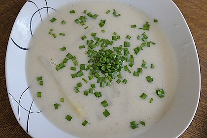 Spargelcremesuppe 5