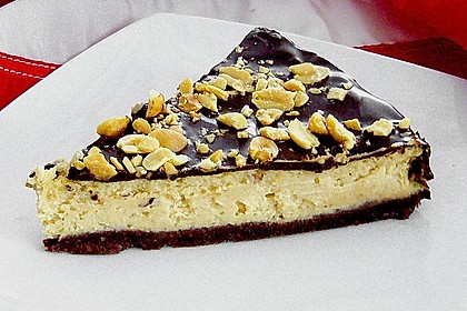 All american Chocolate and Peanut Butter Cheesecake
