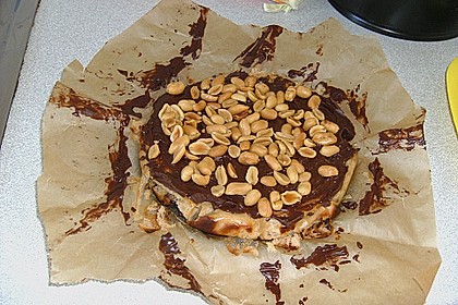 All american Chocolate and Peanut Butter Cheesecake 5