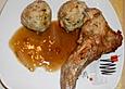 Kaninchen mit Cidre und &Auml;pfeln