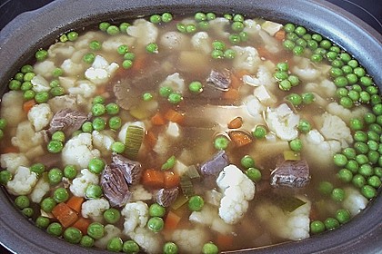 Omas Rindfleischsuppe 4