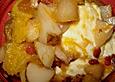 Winterlicher Obstsalat mit Topinambur