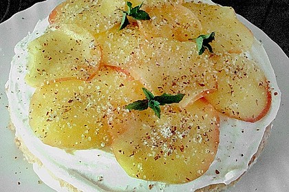 K&auml;se - Sahne - Apfeltorte