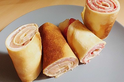 Pfannkuchen - Lachs - Rolle 1