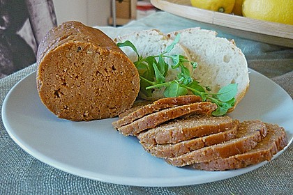 Seitan - Wurst, vegane Bratwurst