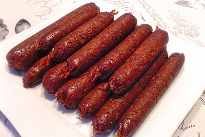 Seitan - Wurst, vegane Bratwurst 2