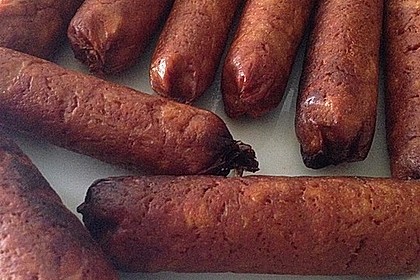 Seitan - Wurst, vegane Bratwurst 18