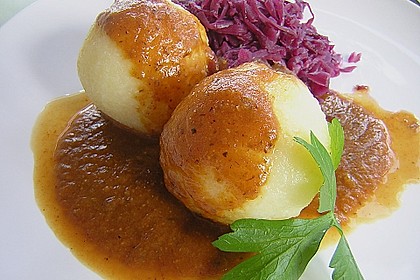 Kloß mit Soß' vegetarisch