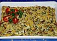 Hirseauflauf mit Mais und Pilzen