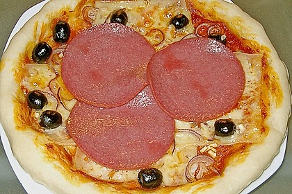 Salami - Pizza a la M&auml;usle
