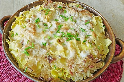 Sauerkraut - Gratin mit Bandnudeln 7
