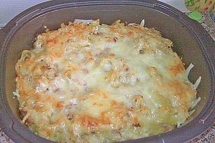 Sauerkraut - Gratin mit Bandnudeln 9