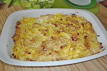 Sauerkraut - Gratin mit Bandnudeln 11