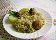Sauerkrauttopf mit Kl&ouml;&szlig;chen