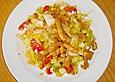 Salat mit H&auml;hnchenbruststreifen