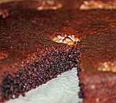 Walnuss - Schokoladen - Kuchen (Bild)