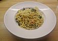 Spaghetti aglio e olio mit Knoblauchgarnelen