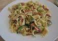 Champignons und Zucchini