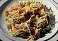 Aromatischer Spaghetti - Gem&uuml;sesalat