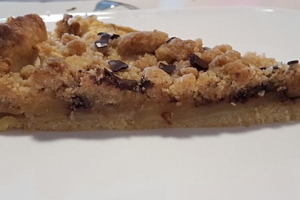 Veganer Apfelkuchen mit Zimtstreuseln 14