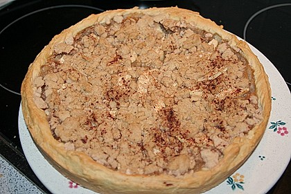 Veganer Apfelkuchen mit Zimtstreuseln 43