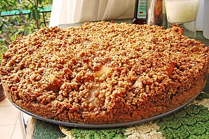 Veganer Apfelkuchen mit Zimtstreuseln 40