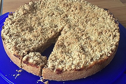 Veganer Apfelkuchen mit Zimtstreuseln 51