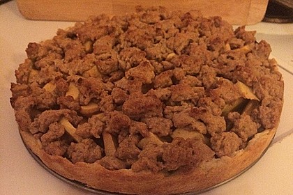 Veganer Apfelkuchen mit Zimtstreuseln 66