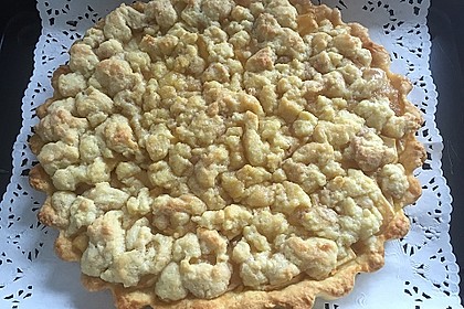 Veganer Apfelkuchen mit Zimtstreuseln 7