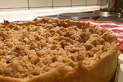 Veganer Apfelkuchen mit Zimtstreuseln 13