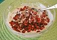 Granatapfeldessert