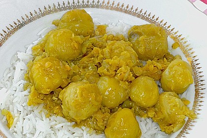 Rosenkohl - Linsen - Curry