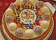 Schaumkuss - Torte mit Bananen
