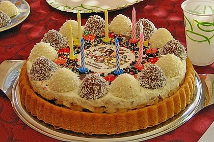 Schaumkuss - Torte mit Bananen 1