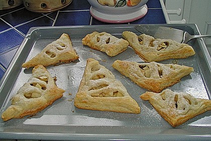 Blätterteig - Apfeltaschen 4