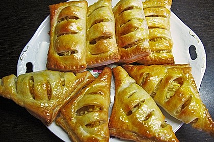 Blätterteig - Apfeltaschen 2