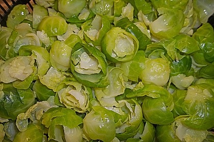 Rosenkohlbl&auml;tter in Speck - Sahneso&szlig;e 2